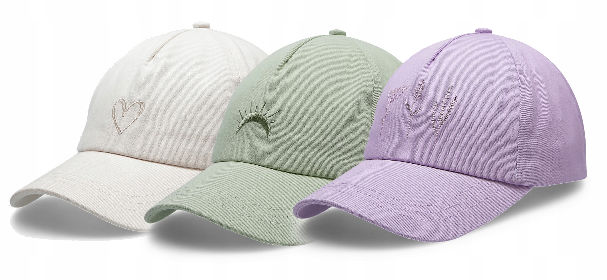 CZAPKA Z DASZKIEM BAWEŁNA HAFT OUTHORN METALOWY ZATRZASK FIOLET CAD601 S/M Kolor fioletowy