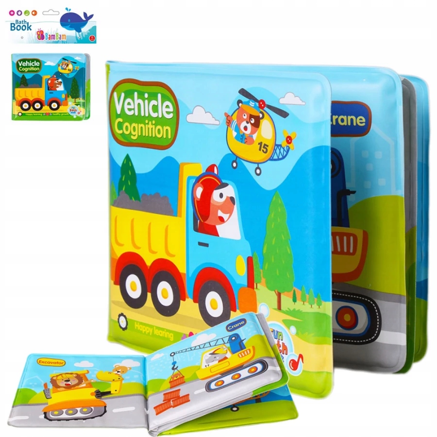 

Książeczka Do Kąpieli Dla Dzieci Pojazdy Autka