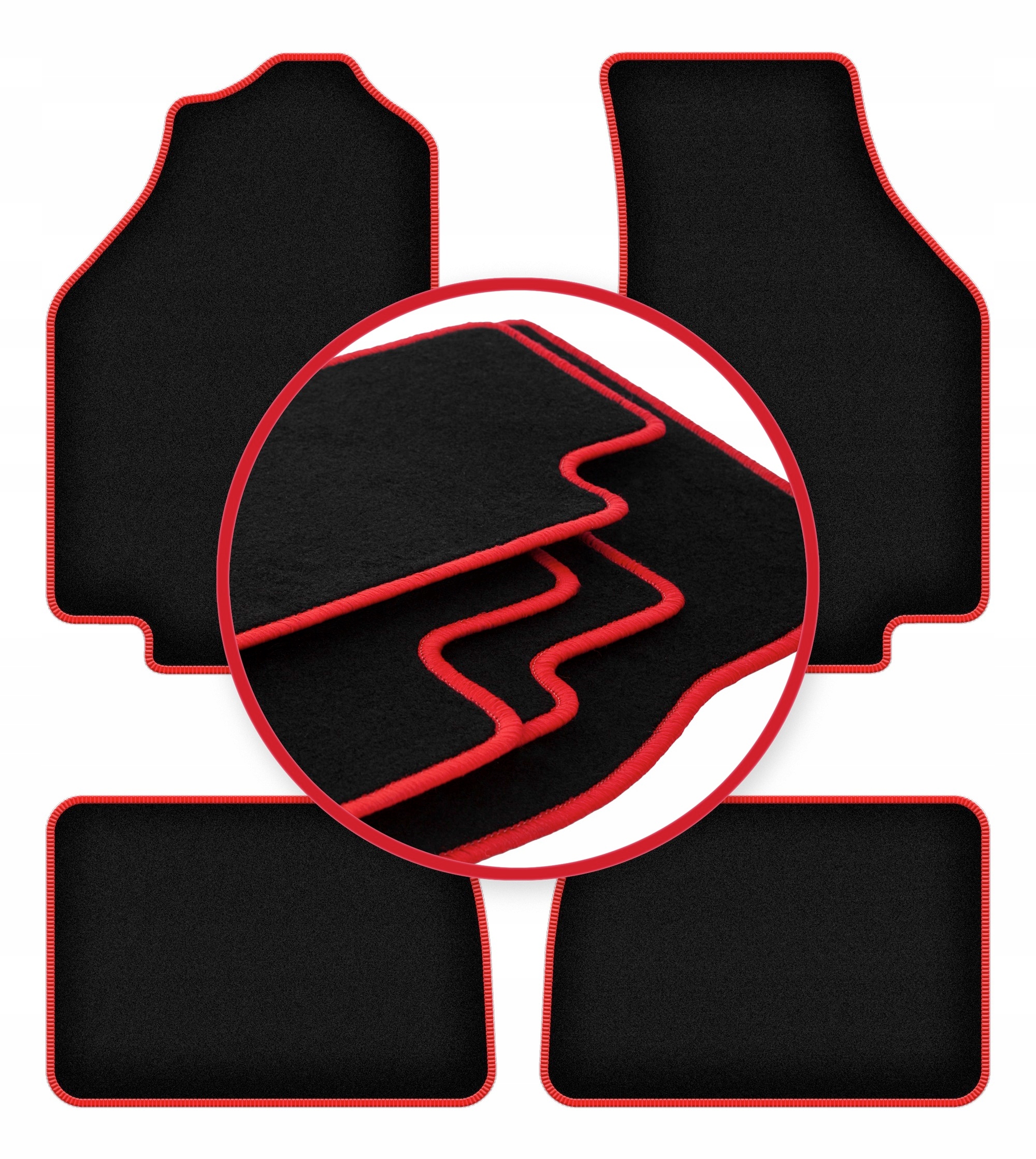 Automobilové velurové koberce Lux pro Honda Civic IV hatchback (1987-1991)