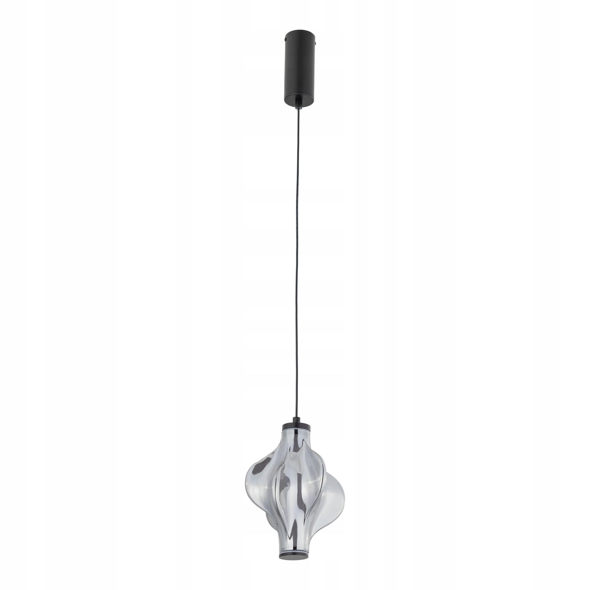 Závěsná lampa Elva černá 1xLED 8W 3000K Stylové Led Osvětlení IP20