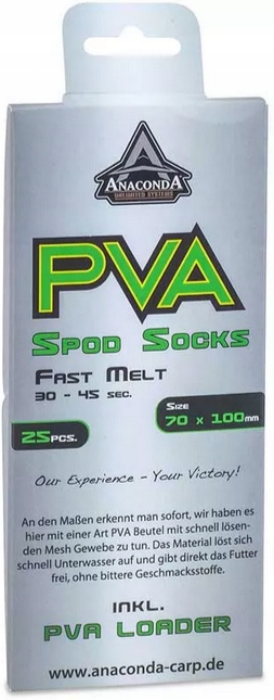 

Worek Anaconda Pva Fast Melt Spod Sock 70X100mm