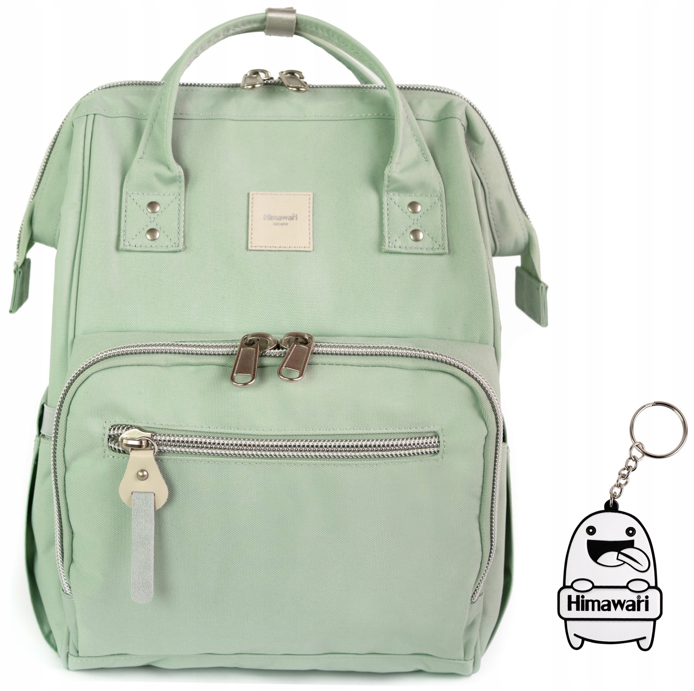 Batoh pro maminku Himawari Keeper na procházku organizér háčky lehký Mátový