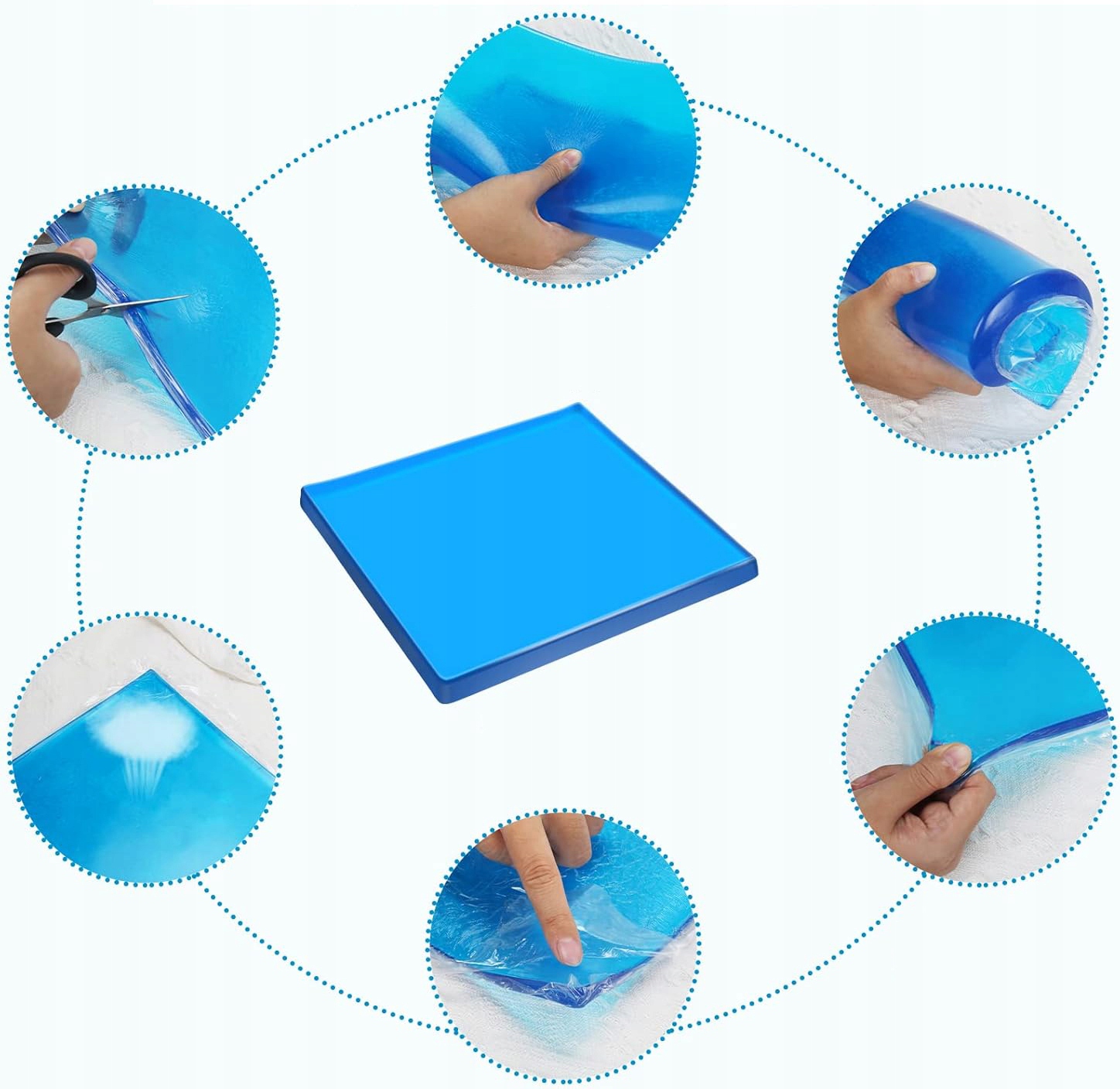 PODUSZKA DO SIEDZENIA ŻELOWA, ORTOPEDYCZNA NA KRZESŁO,GRUBA PODUSZKA ŻELOWA EAN (GTIN) 6951000639650