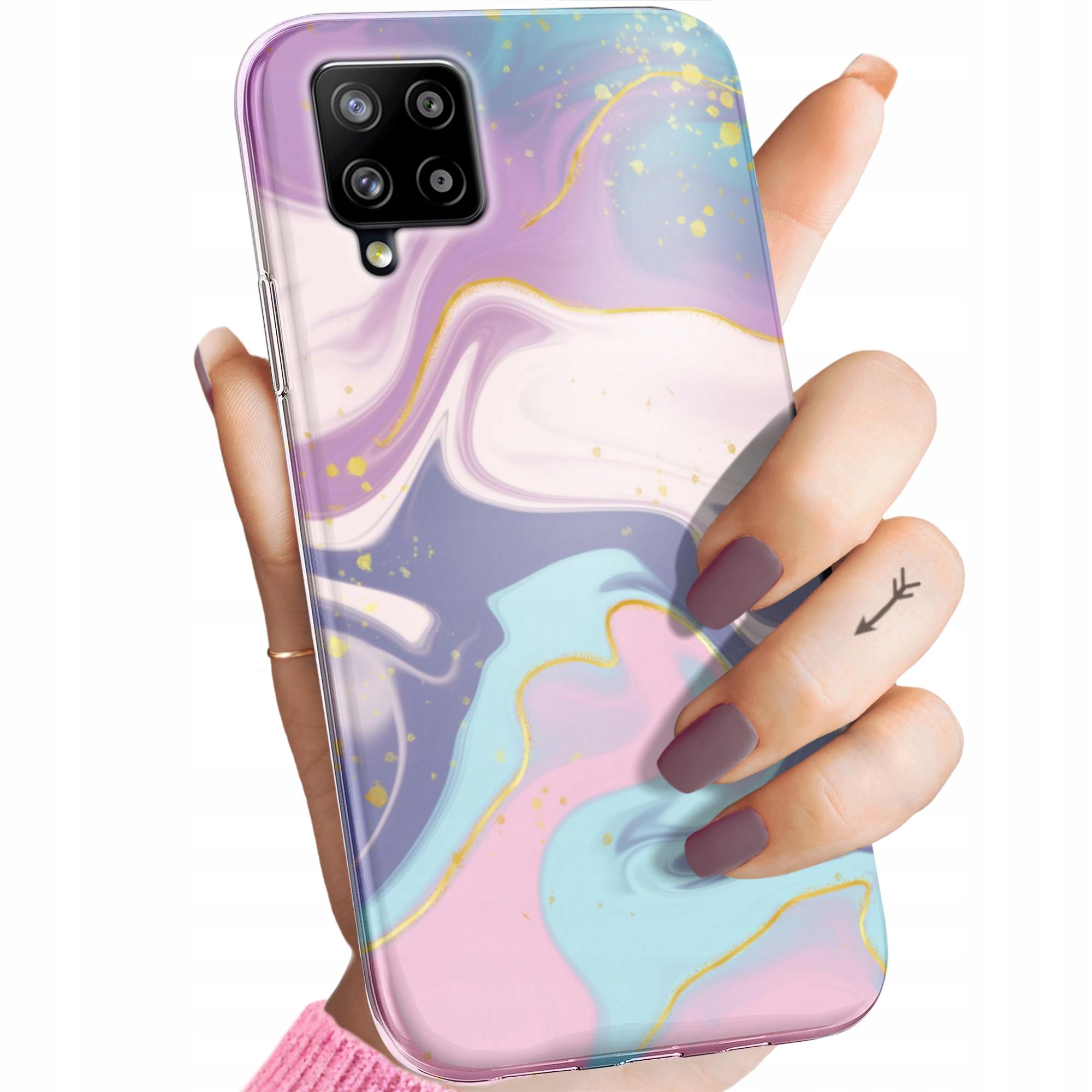 Etui Do Samsung A42 5G Pastele Ilustracja Obudowa Pokrowiec