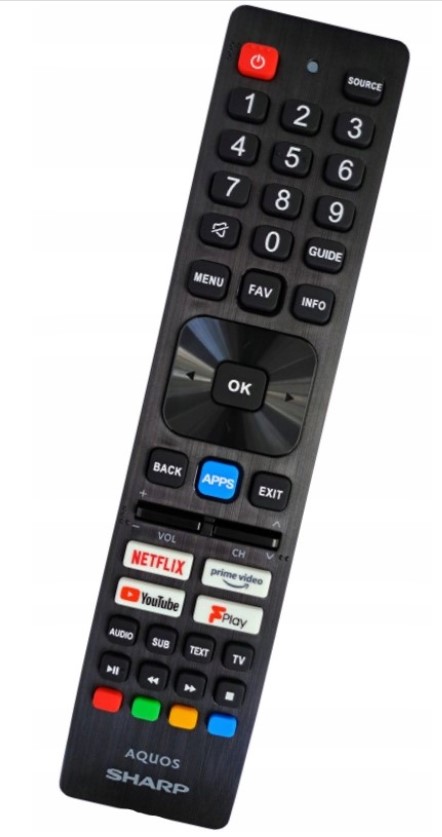 Pilot do TV SHARP AQUOS SHW/RMC/0147N Oryginał