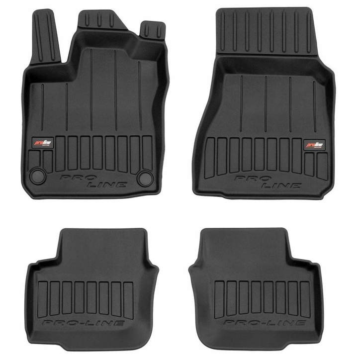 Gumové Koberce Smart ForFour 2 od roku 2014 Korytka 3D
