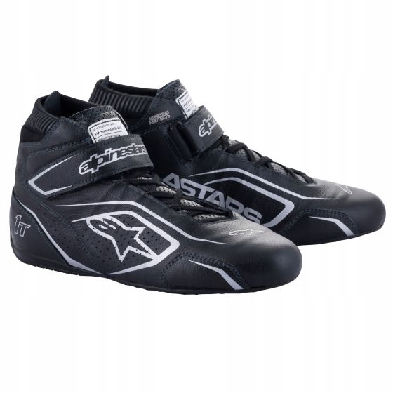 Topánky Alpinestars Tech 1-T V3 homologácia Fia čierno-strieborné 47