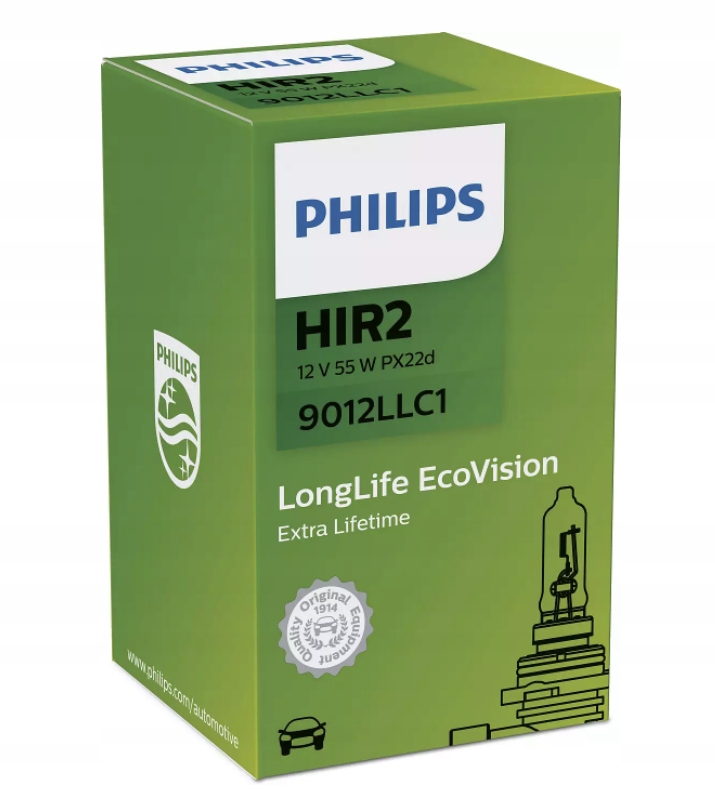 

Philips Żarówka HIR2 LongLife EcoVision 3x Żywotne