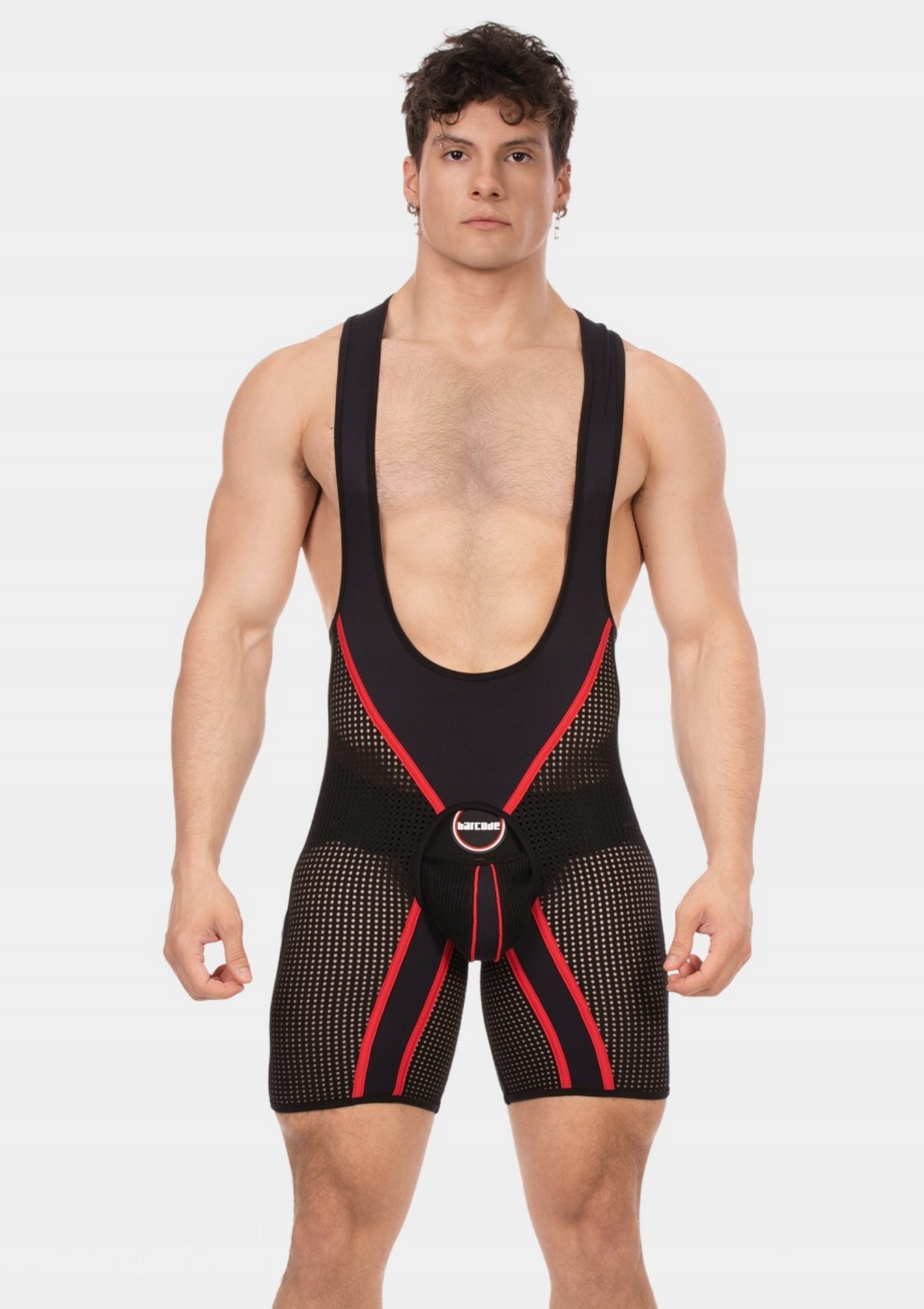 Barcode Berlin Chaps Singlet Krish Red - S