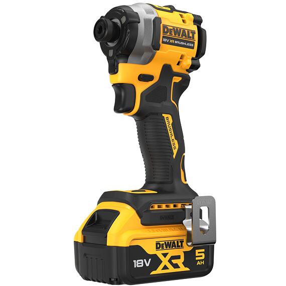 DeWalt DCF850P2T aku rázový utahovák 18V/2*5Ah, 205Nm, 1/4", Tstak