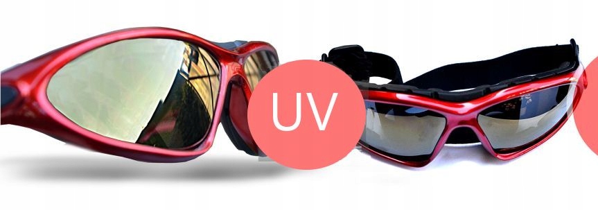 ZESTAW TREK PASEK OKULARY ETUI PRZECIWSŁONECZNE I2 Typ ochrony brak informacji