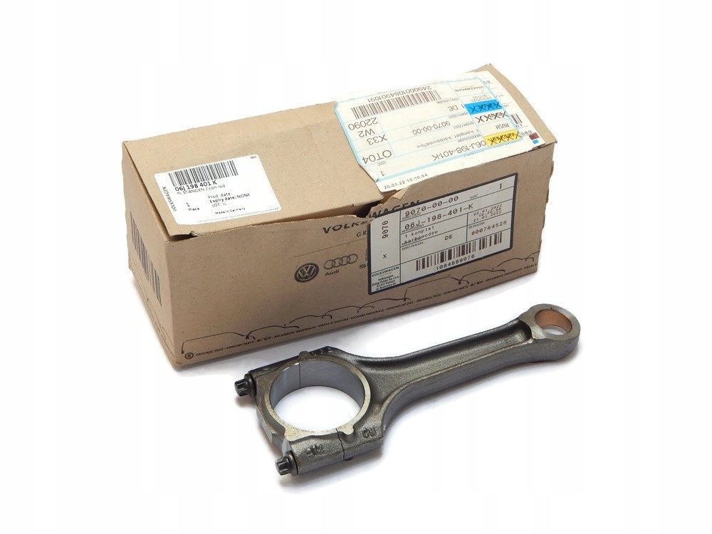 ZESTAW KORBOWODÓW 4X 06J198401K VW AUDI 1.8 TFSI TSI OE ASO