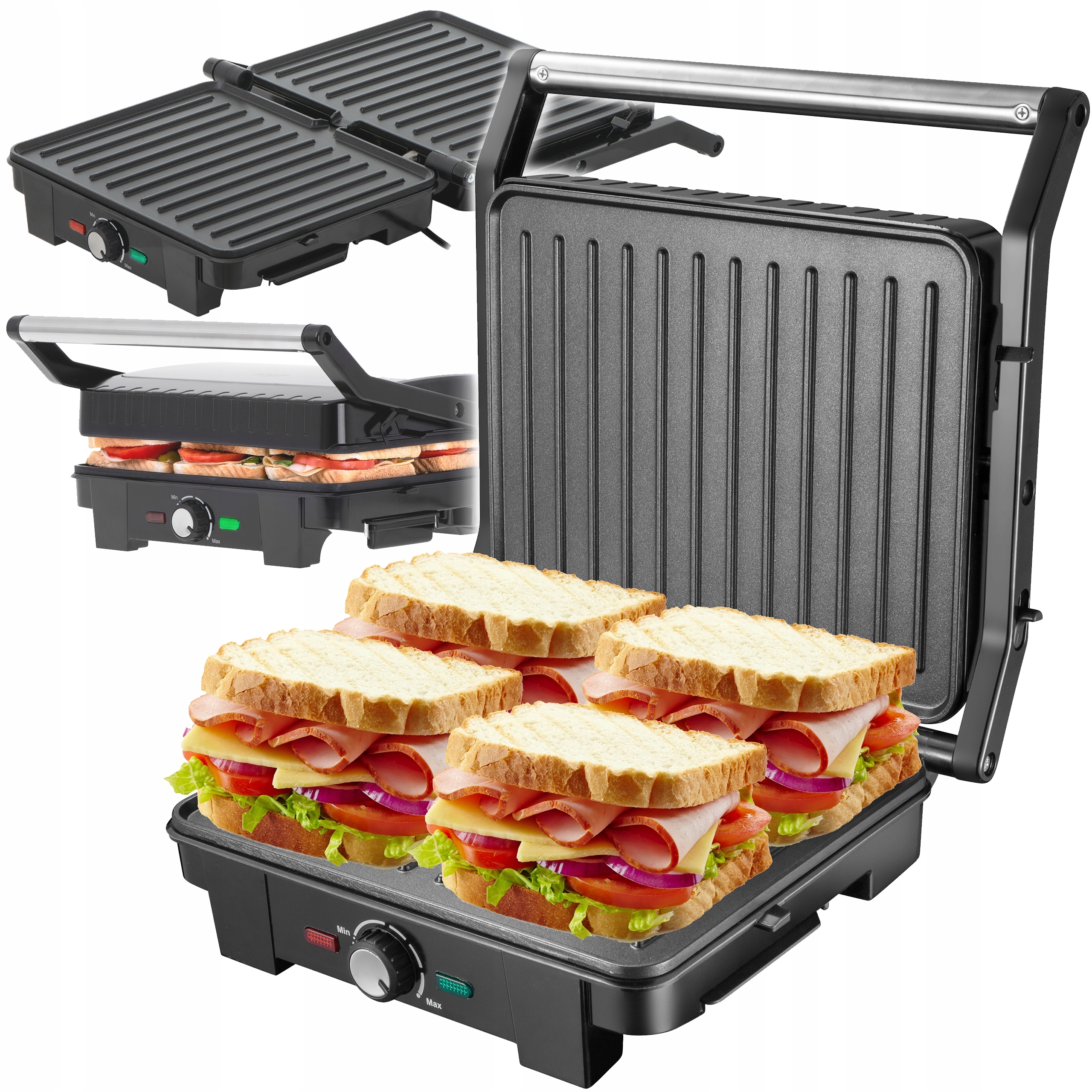 Grill Elektryczny Camry Cr 3053 2500W Duża Powierzchnia Grillowania