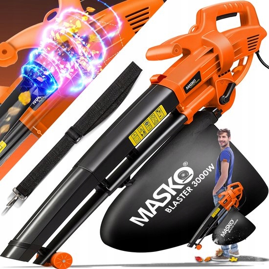 Vysávač na lístie 3000W 3v1 Fúkač drvič 45L