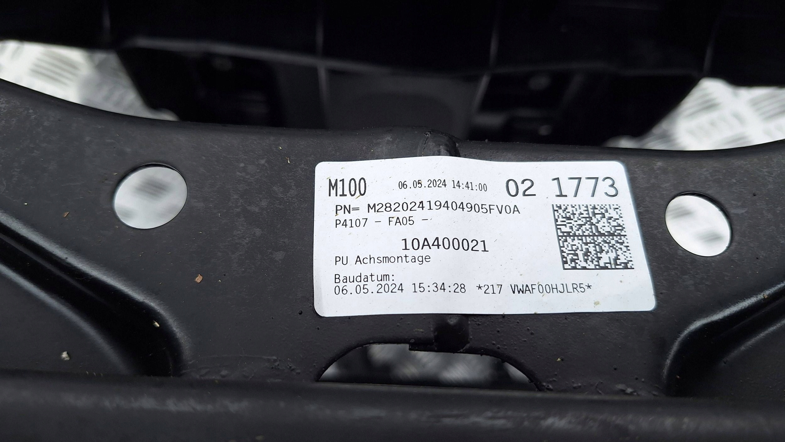 subframe axle beam axle beam front 1EA199315J VW ID.3 ID.4 Q4 E-TRON ENYAQ IV BORN