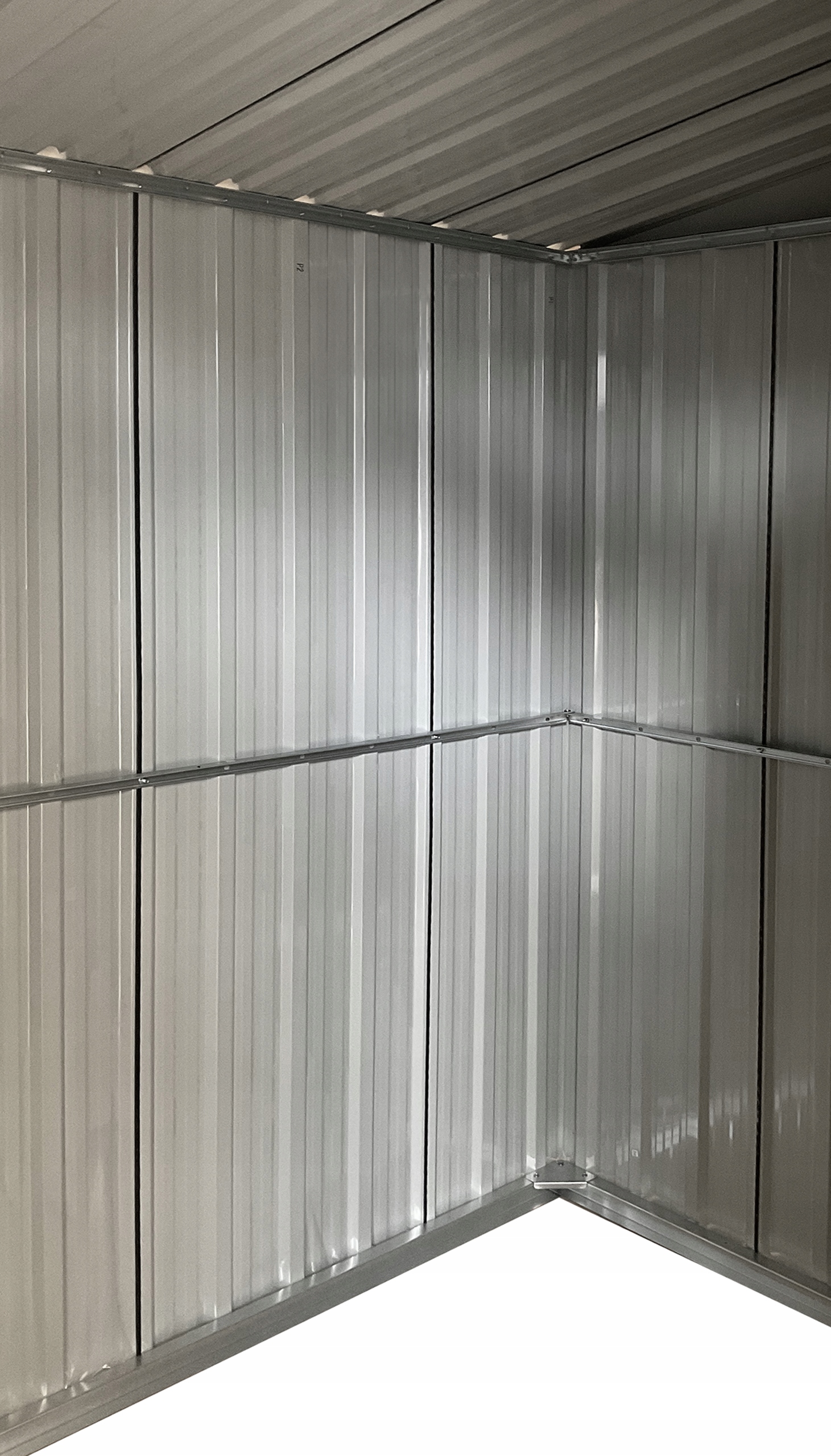 GARAŻ BLASZANY DOMEK NA NARZĘDZIA SKŁADZIK NA DREWNO 312x257x202 DM1001 Szerokość produktu 257 cm