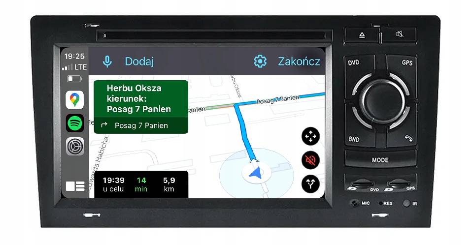 Audi A8 D2 Rádio Navigace Android Apple Carplay Podpora Bose 8GB/128GB