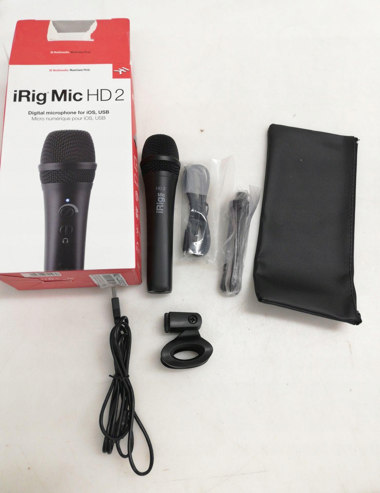 MIKROFON POJEMNOŚCIOWY WOKALOWY IK MULTIMEDIA IRIG MIC HD 2 Marka IK Multimedia