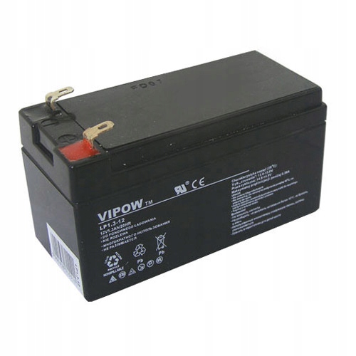 Akumulator żelowy Vipow 12 V / 1,3 Ah