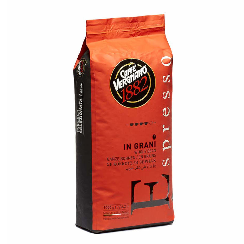 Levně Káva zrnková Caffe Vergnano Espresso arabica robusta káva káva 1 kg