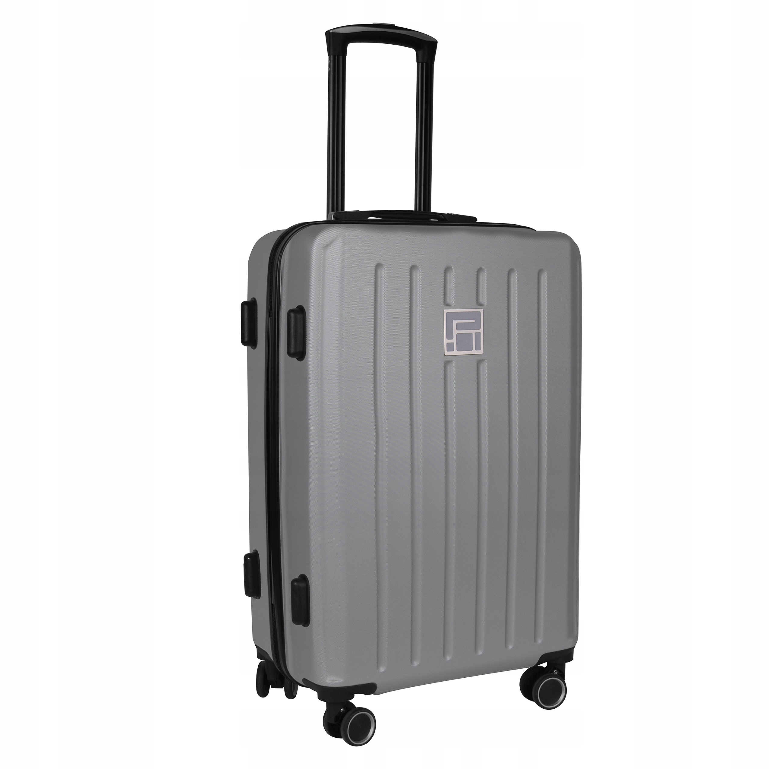 Walizka twarda Duża Lekka Szara 110 L Paso Wakacje Podróż