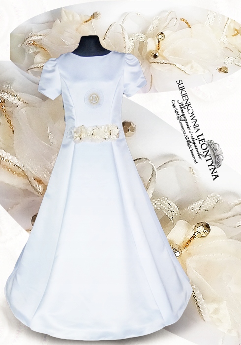 Alba komunijna sukienka bolerko Betany komunia 128 Rozmiar 128