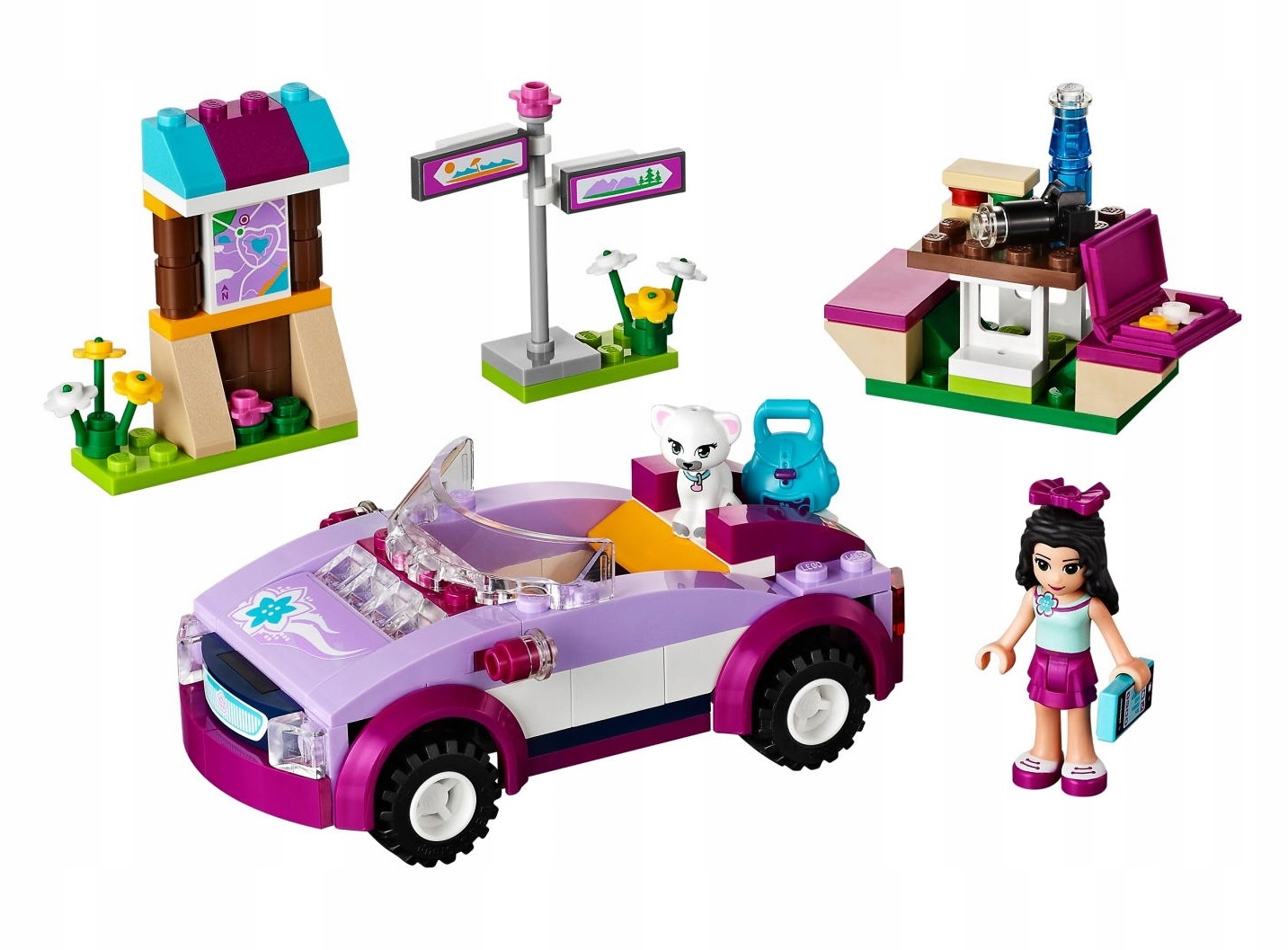 Lego 41013 Friends Sportowy wóz Emmy Nowy Bez Pudełka