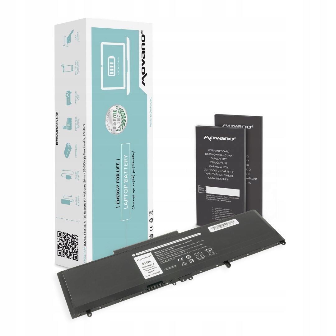 Batéria Movano pre Dell Latitude E5570 (5500mAh) 11,4V