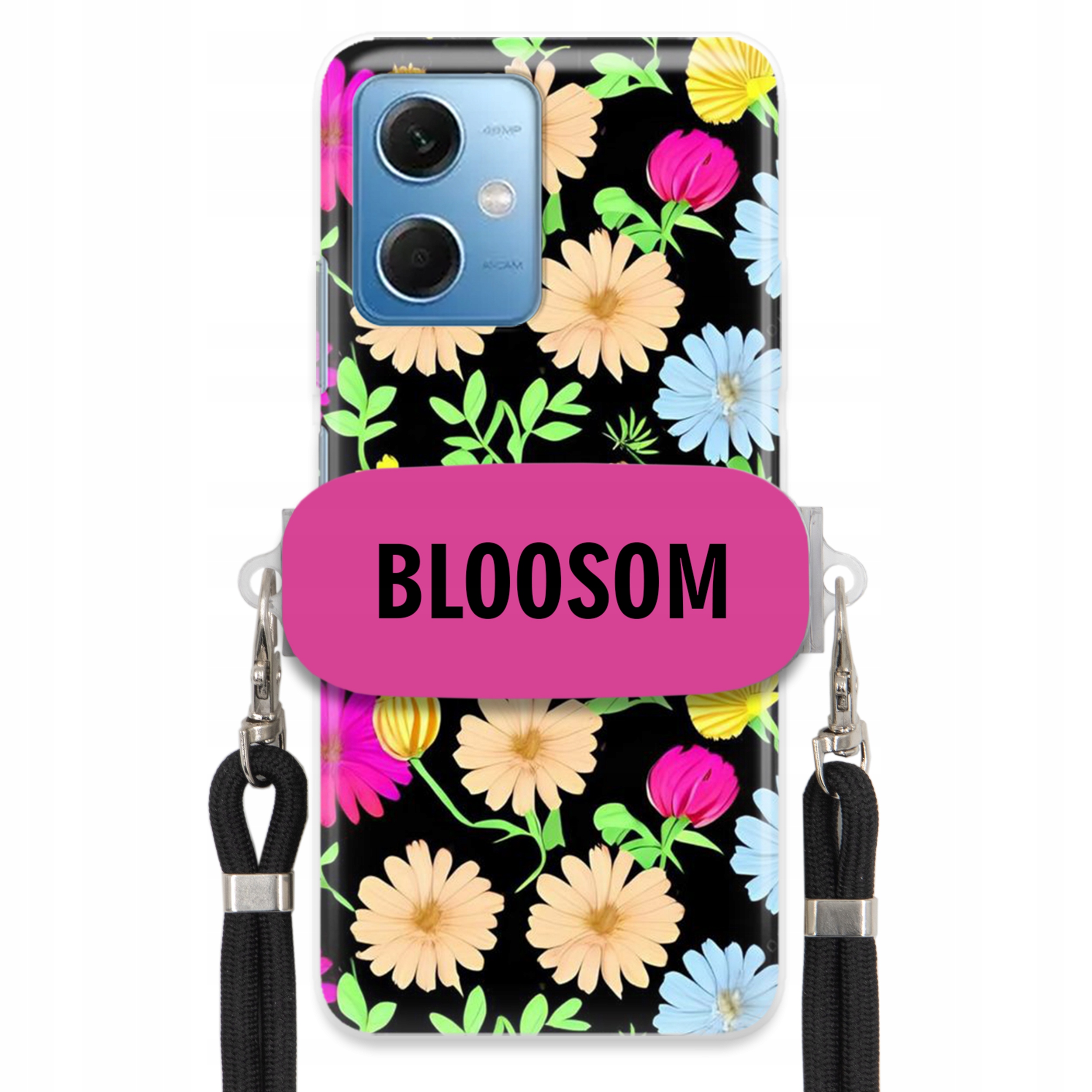 Puzdro Crossbody Pre Xiaomi Redmi Note 12 5G Case Kvety Bloosom Flower