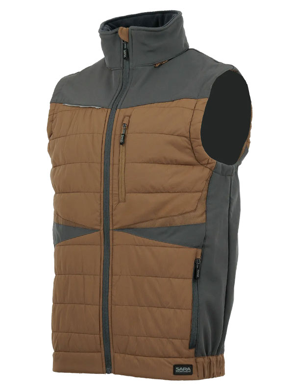 Kamizelka Robocza Ocieplana Męska Softshell Bezrękawnik Comfort Plus S