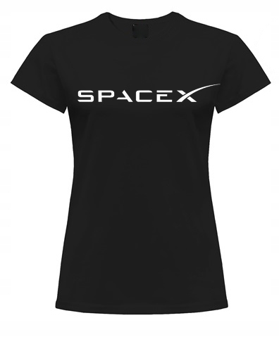 

Damska Koszulka Spacex Space X Elon Musk Rozmiar M