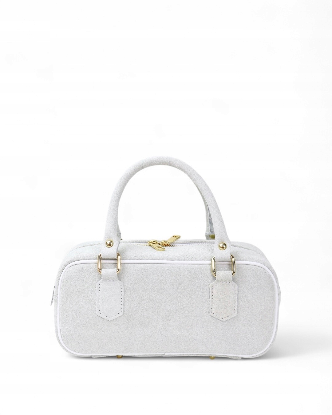 Dámská semišová kabelka Michela-M Světle šedá