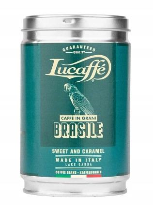 Levně Káva zrnková Arabica Lucaffe Brasil 250 g