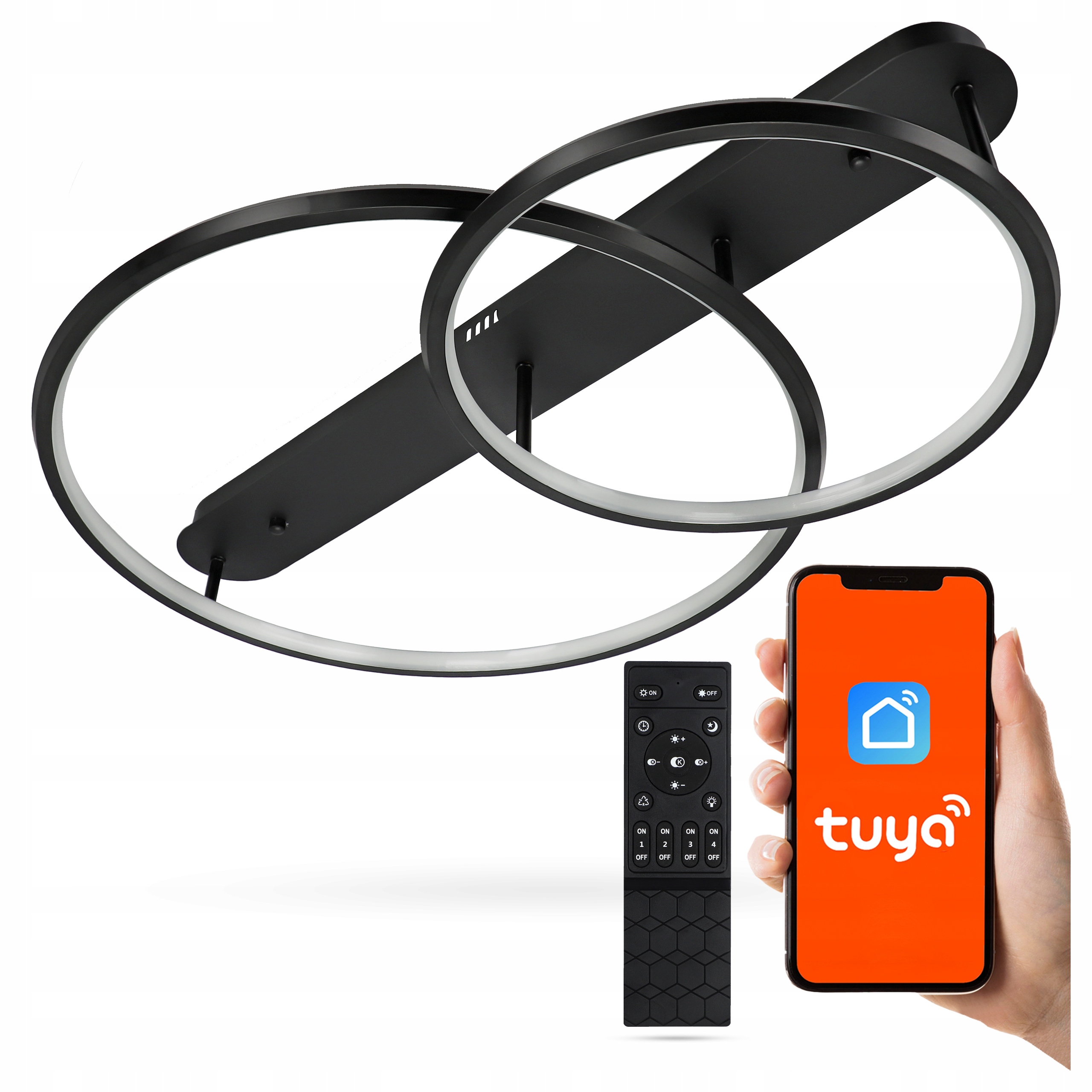 stropní svítidlo Led Stropní Svítidlo Nástěnný Tuya Aplikace pro telefon Dálkový Ovladač 86W