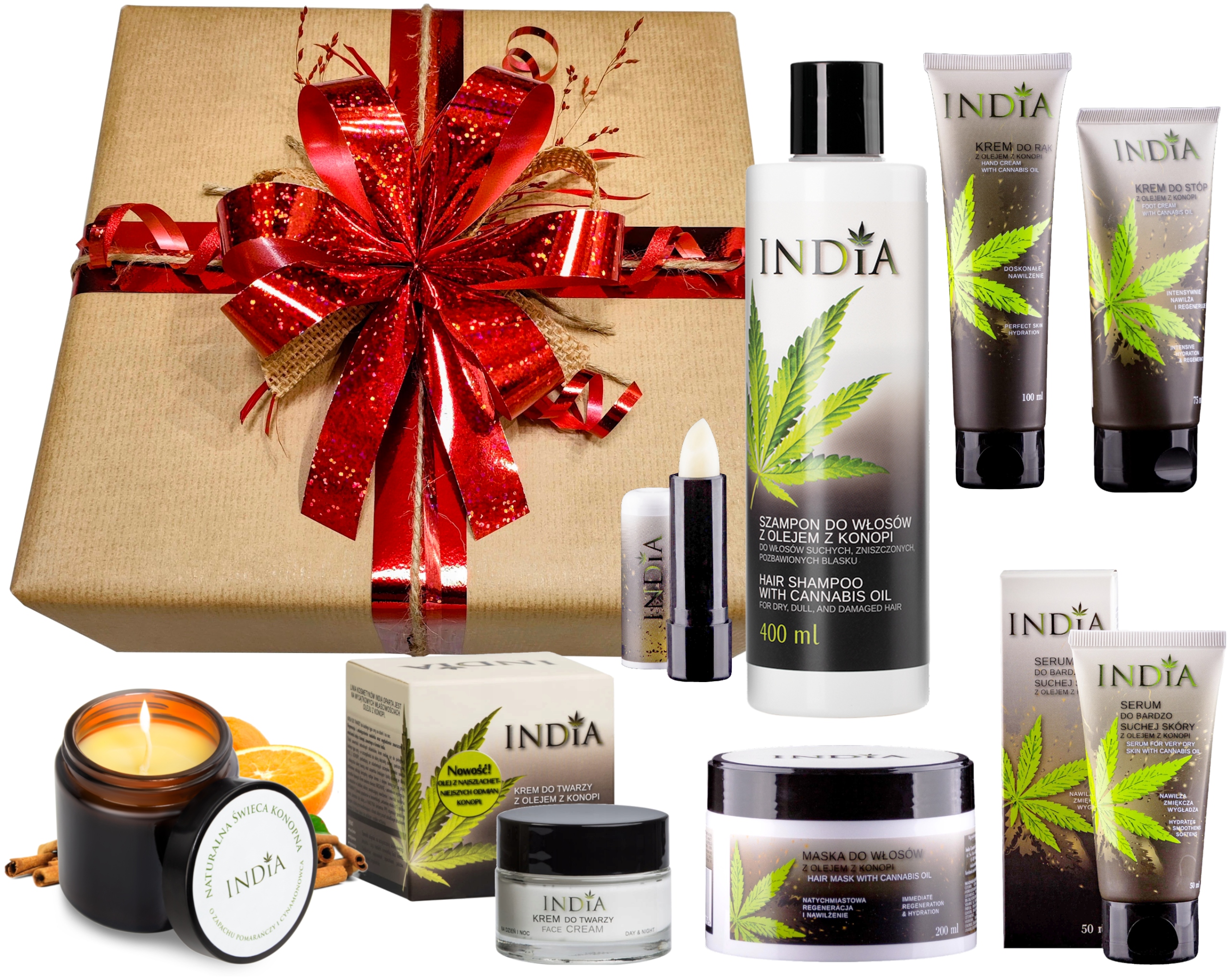 Zestaw Kosmetyków Damski Dla Mamy Żony Babci Naturalny Box Spa
