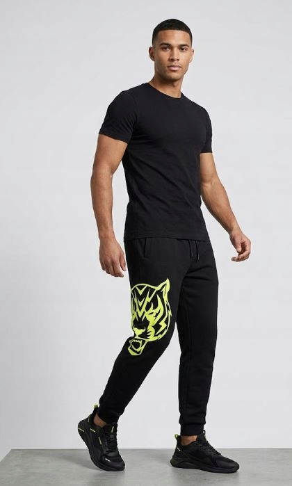 Plein Sport Černé Teplákové Kalhoty S Potiskem (XL)