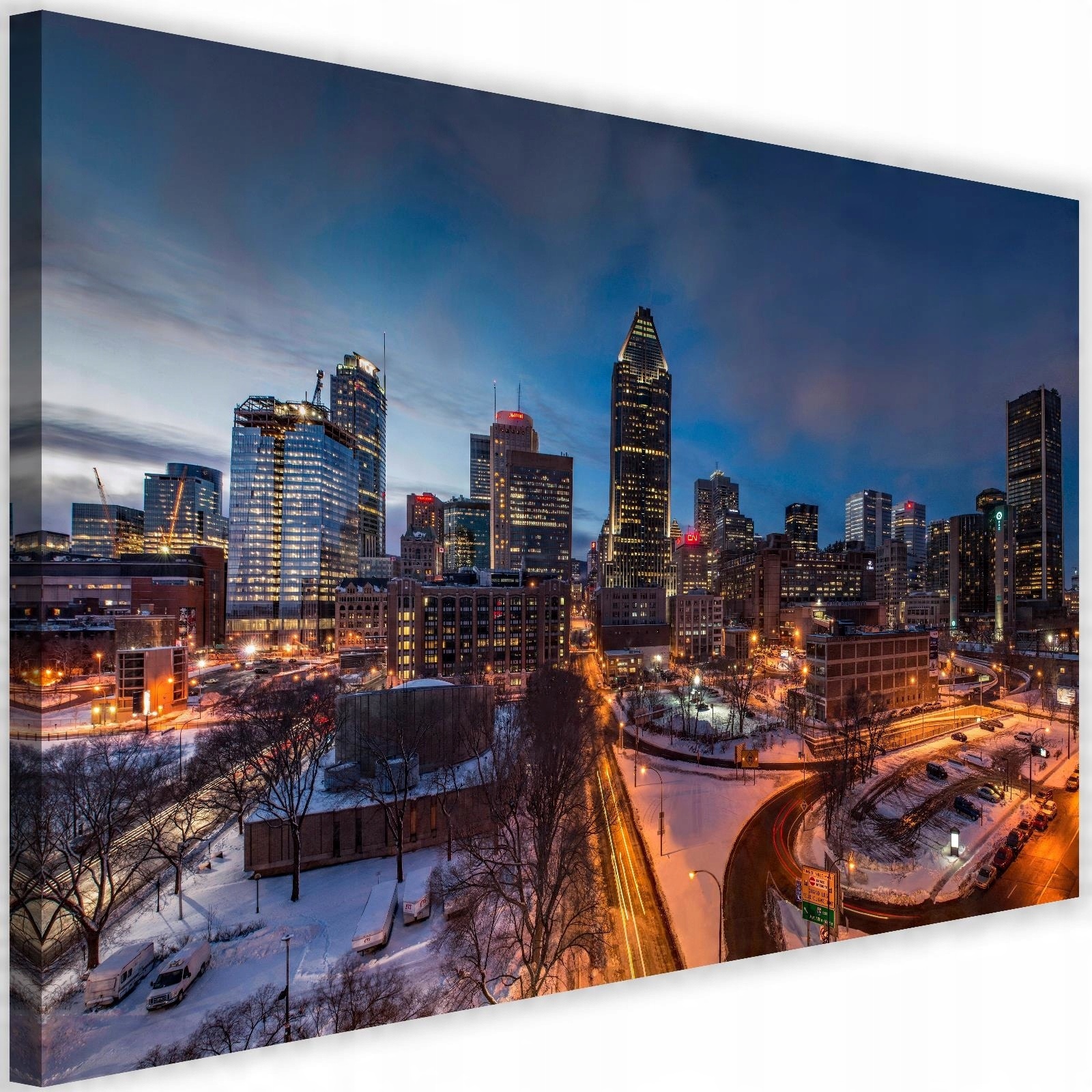 

Obraz Miasto Nocą Do Salonu Na Płótnie 120x80