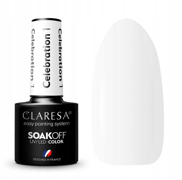 CLARESA LAKIER HYBRYDOWY CELEBRATION 1 BIAŁY
