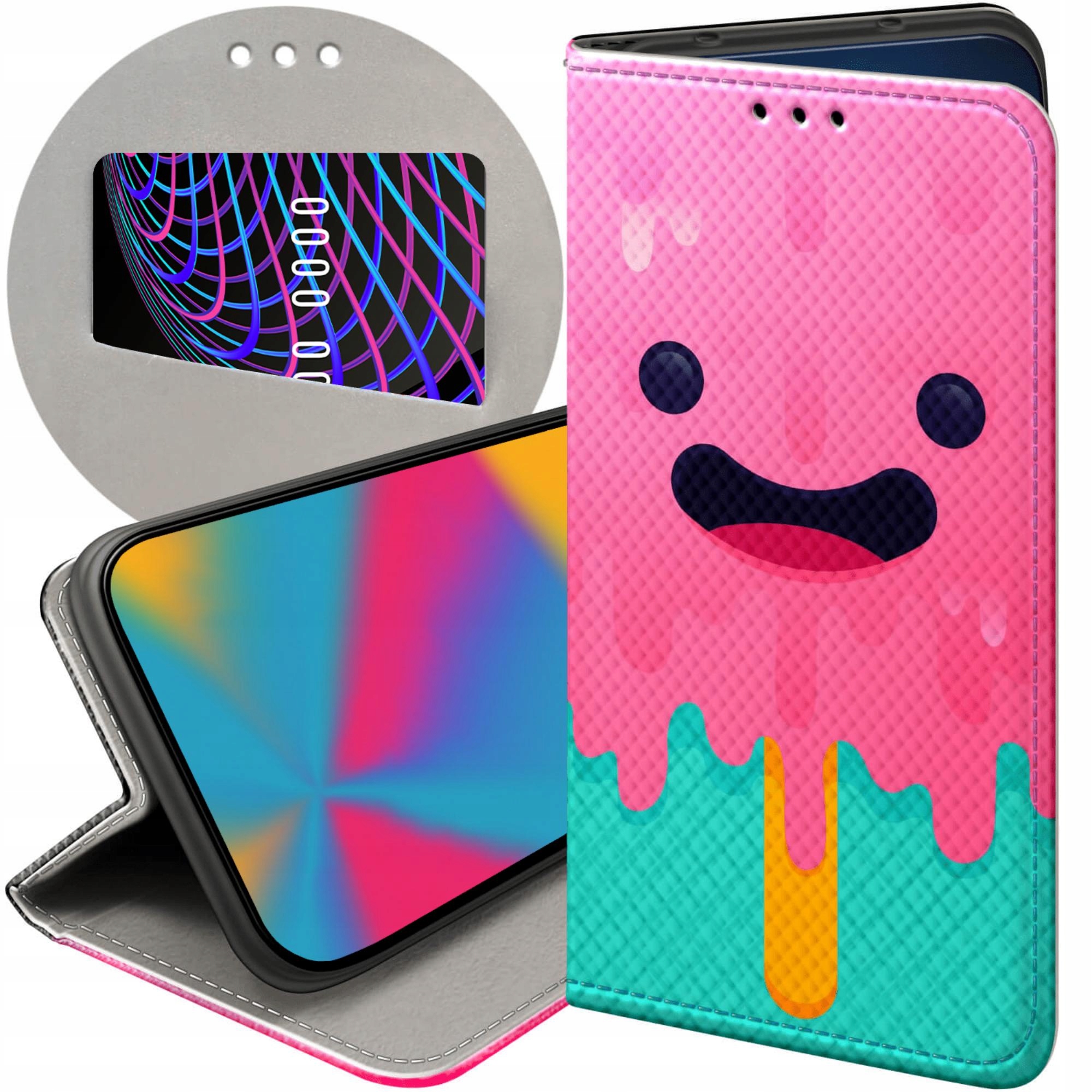 Etui Z Klapką Do Xiaomi 15T 5G Candy Cukierki Słodycze Słodkie Case