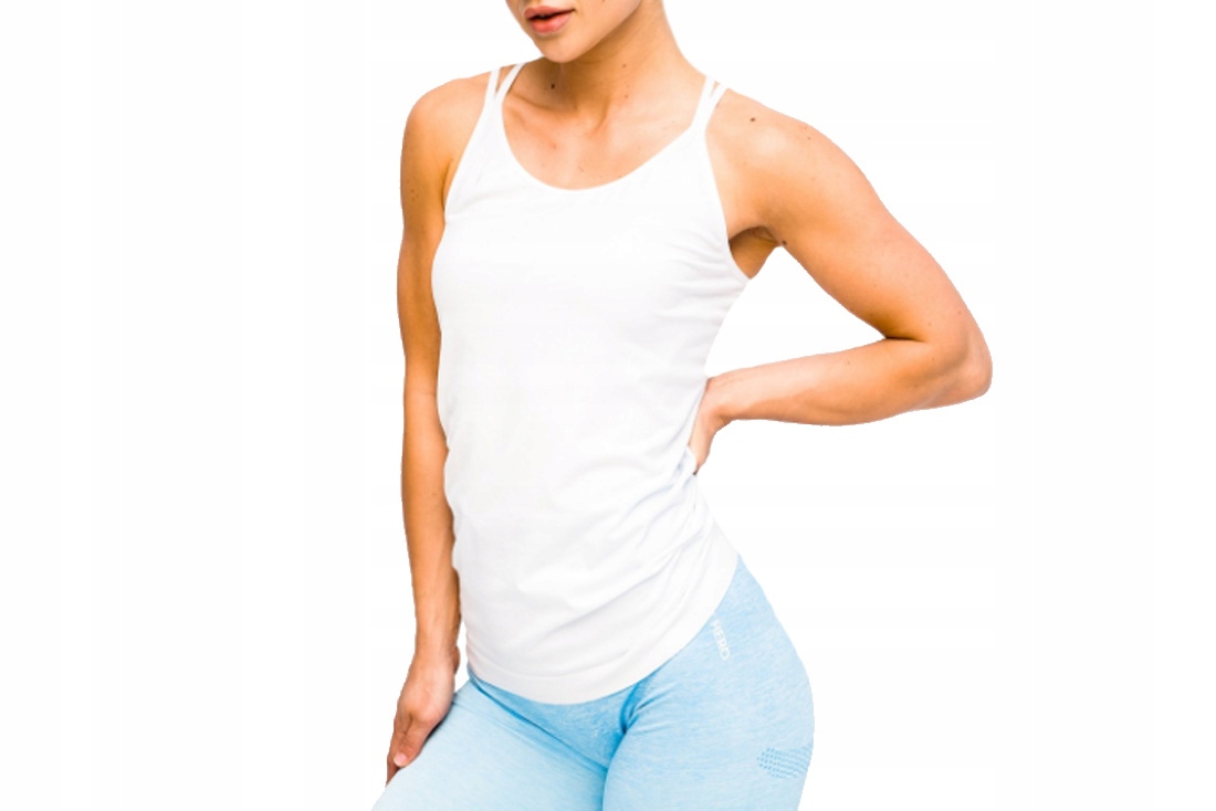 

damski T-shirt GymHero Classic Basic White-tee M