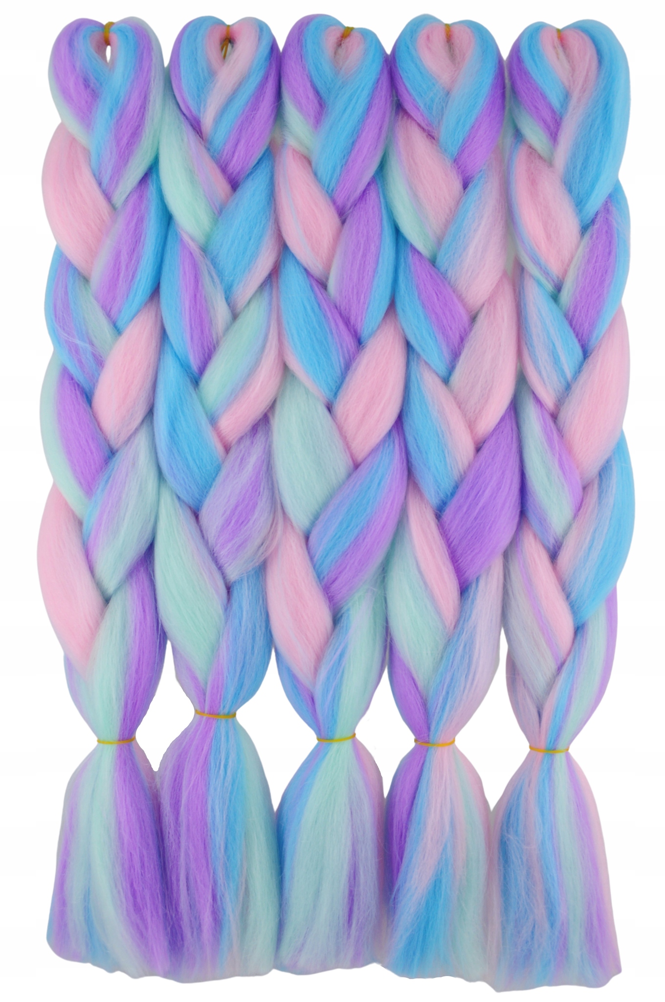 WŁOSY SYNTETYCZNE KOLOROWE WARKOCZYKI OMBRE M-02 Marka Smart Colours