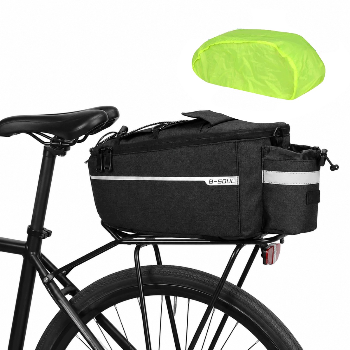 Duzy Wodoodporna Sakwa Rowerowa Torba Saszetka Na bagażnik boczna tylna