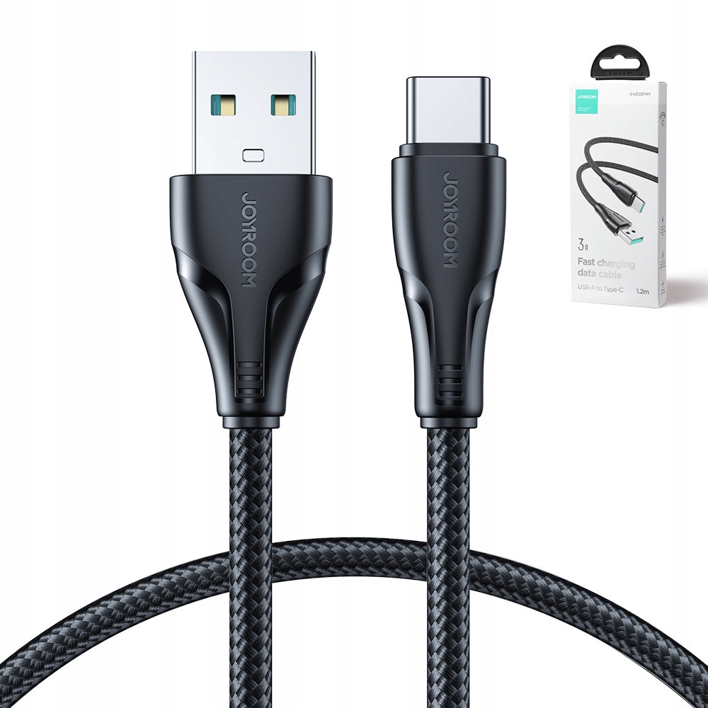 JOYROOM PRZEWÓD KABEL USB-USB C 3A MOCNY SOLIDNY