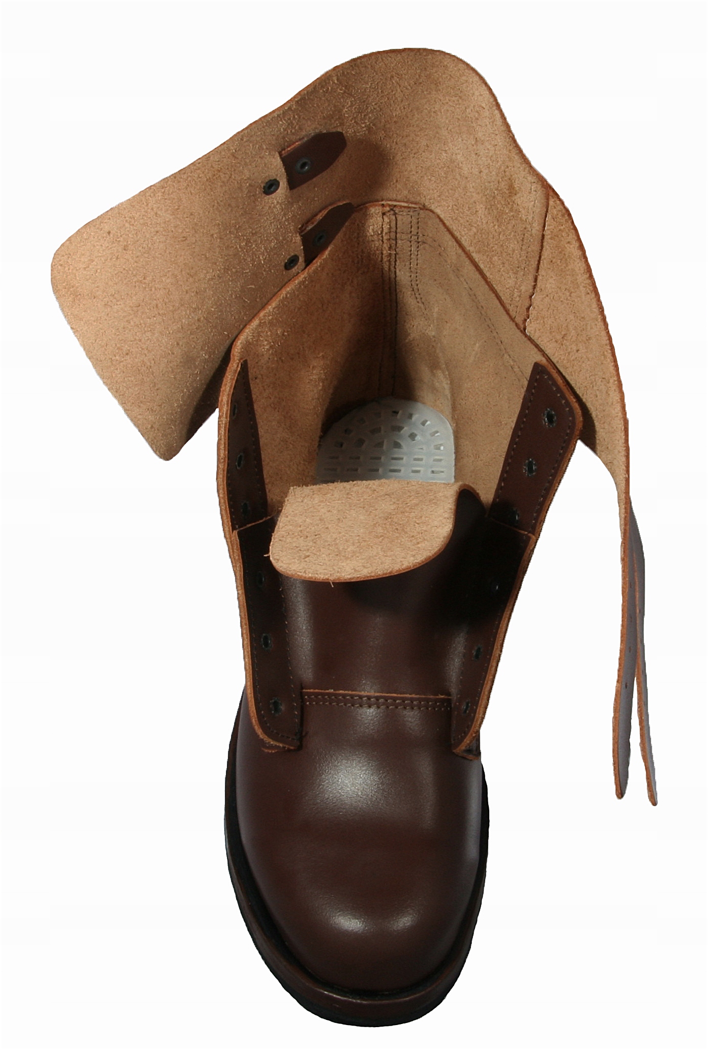 Buty Wojskowe Opinacze Brązowe Skórzane roz. 40.5 Materiał wkładki inny