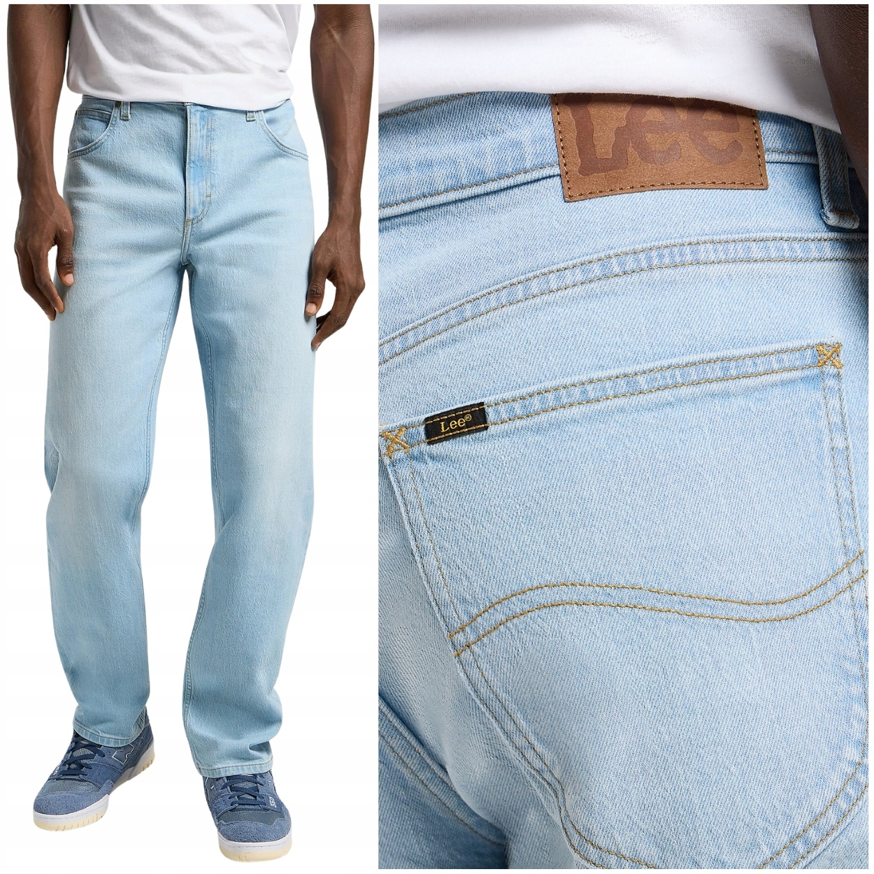 Lee Oscar relaxed tapered Chance volné zúžené džínové kalhoty W30 L34