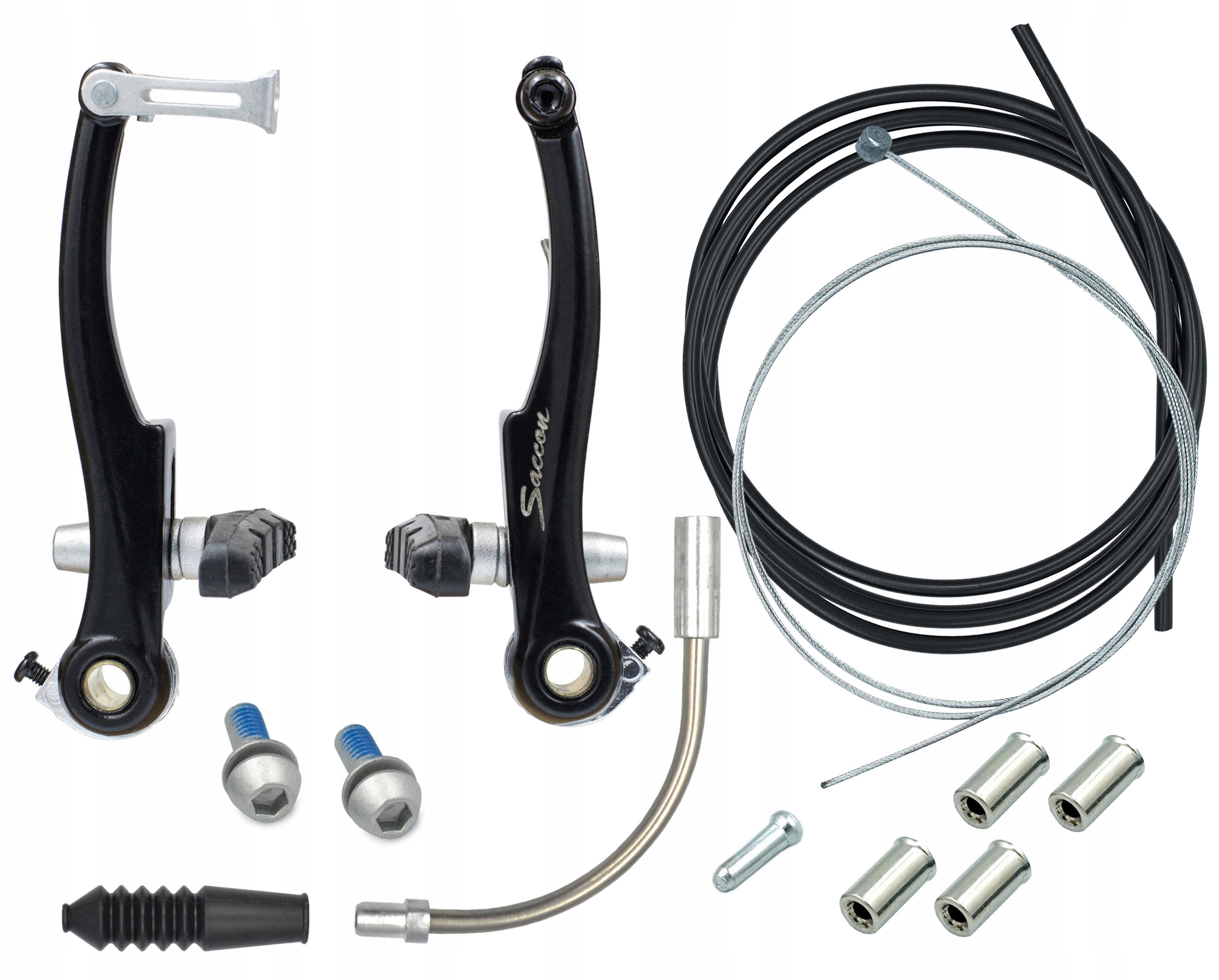 

V-Brake 110mm klocki fajka linka pancerz tył