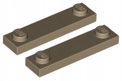 

Lego Płytka 1x4 C. Beżowa (92593/6146462) x2