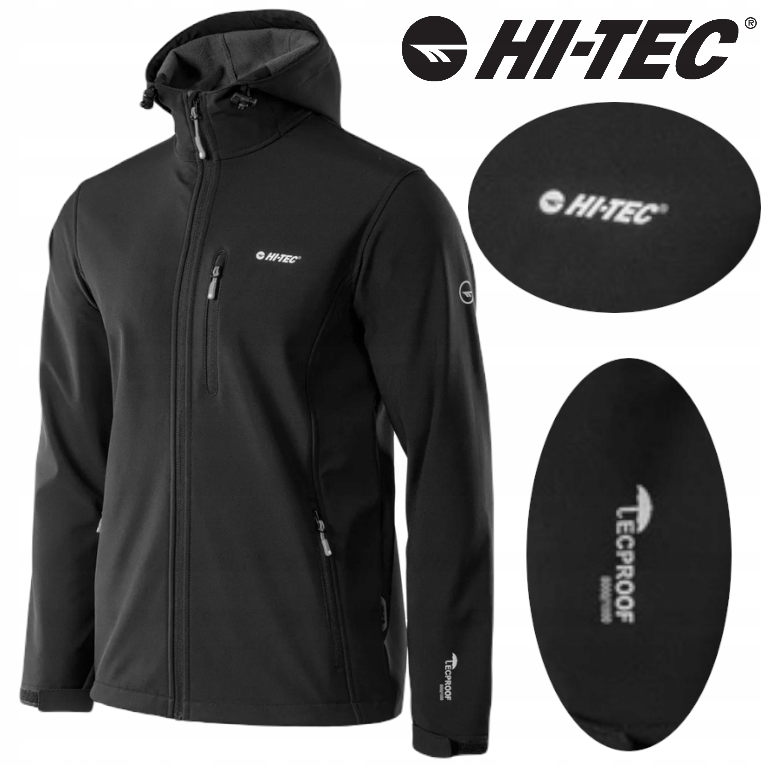 KURTKA SOFTSHELL MĘSKA HI-Tec CAEN WODOODPORNA Marka Hi-Tec