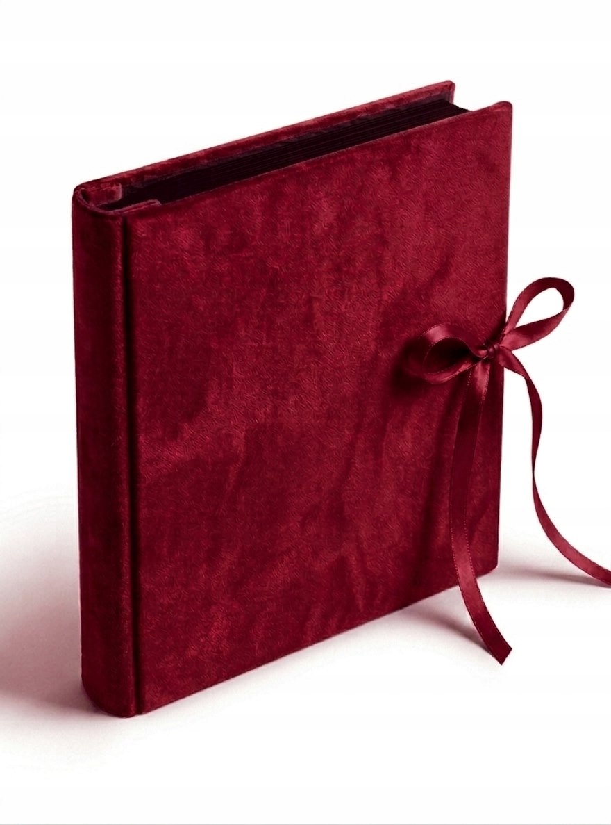 Welurowy Album Do Zdjęć Albumy Zdjęcia 10x15 500 Ruby Bordo