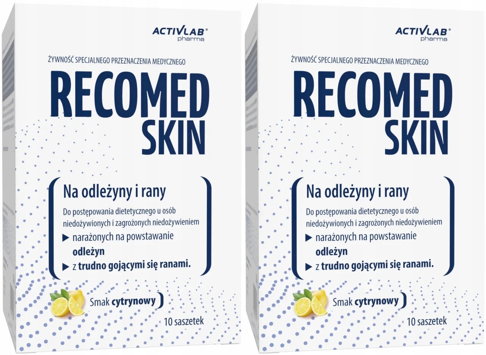 Żywienie Medyczne Recomed Skin Na Odleżyny I Rany Cytrynowy 25g x 10 Sasz